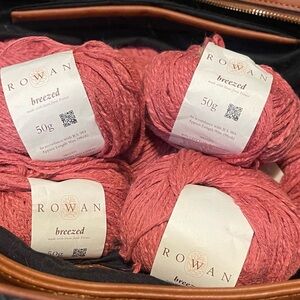 Rowan Breezed Yarn Coral Color